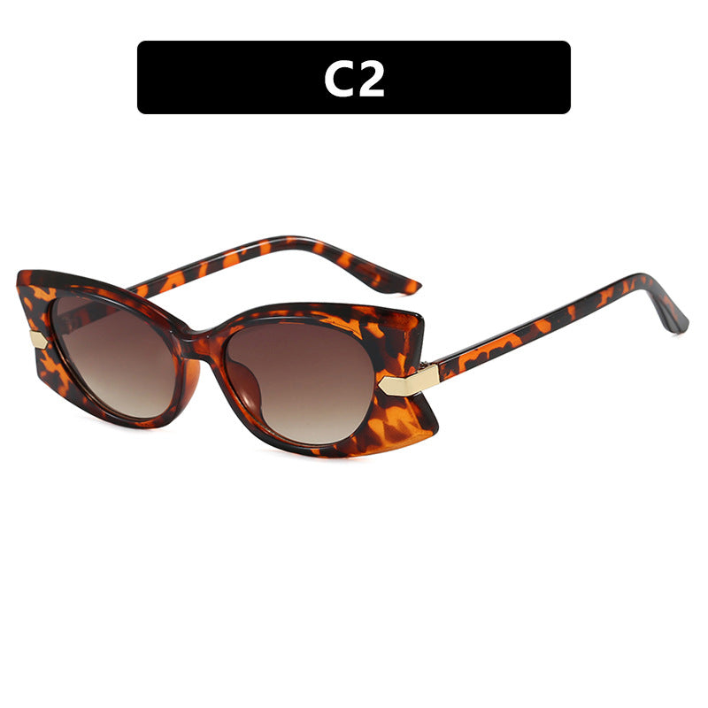 Women's Cat-Eye Sunglasses with stylish metal inserts and UV protection Kalsten