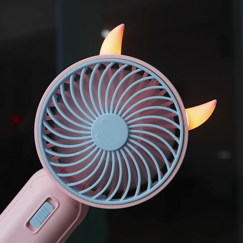 Ladies Portable Handheld Fan with Cute Bear Design Kalsten