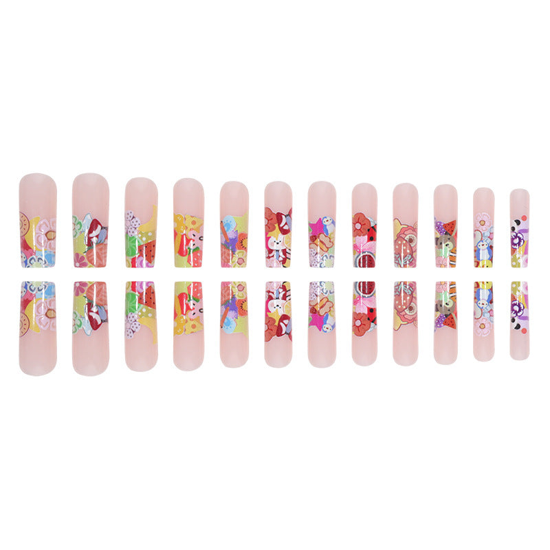 Artistic Floral Themed Nail Art Extensions Kalsten
