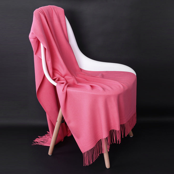 Luxurious Cashmere-Blend Throw Blanket