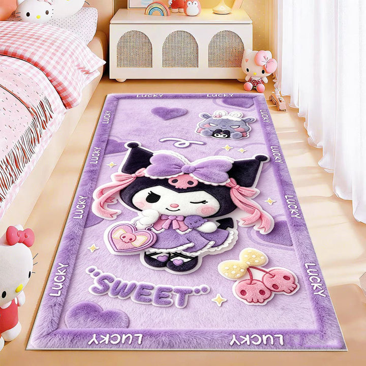 Cute Animal-Themed Plush Area Rug