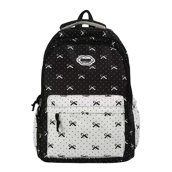 Cute Bow Pattern School Backpack Kalsten