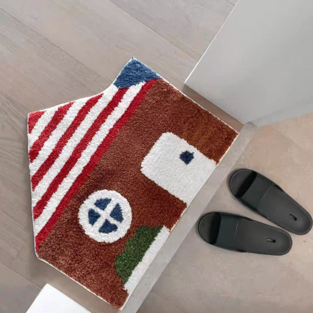 Decorative House-Shaped Bath Mat Kalsten