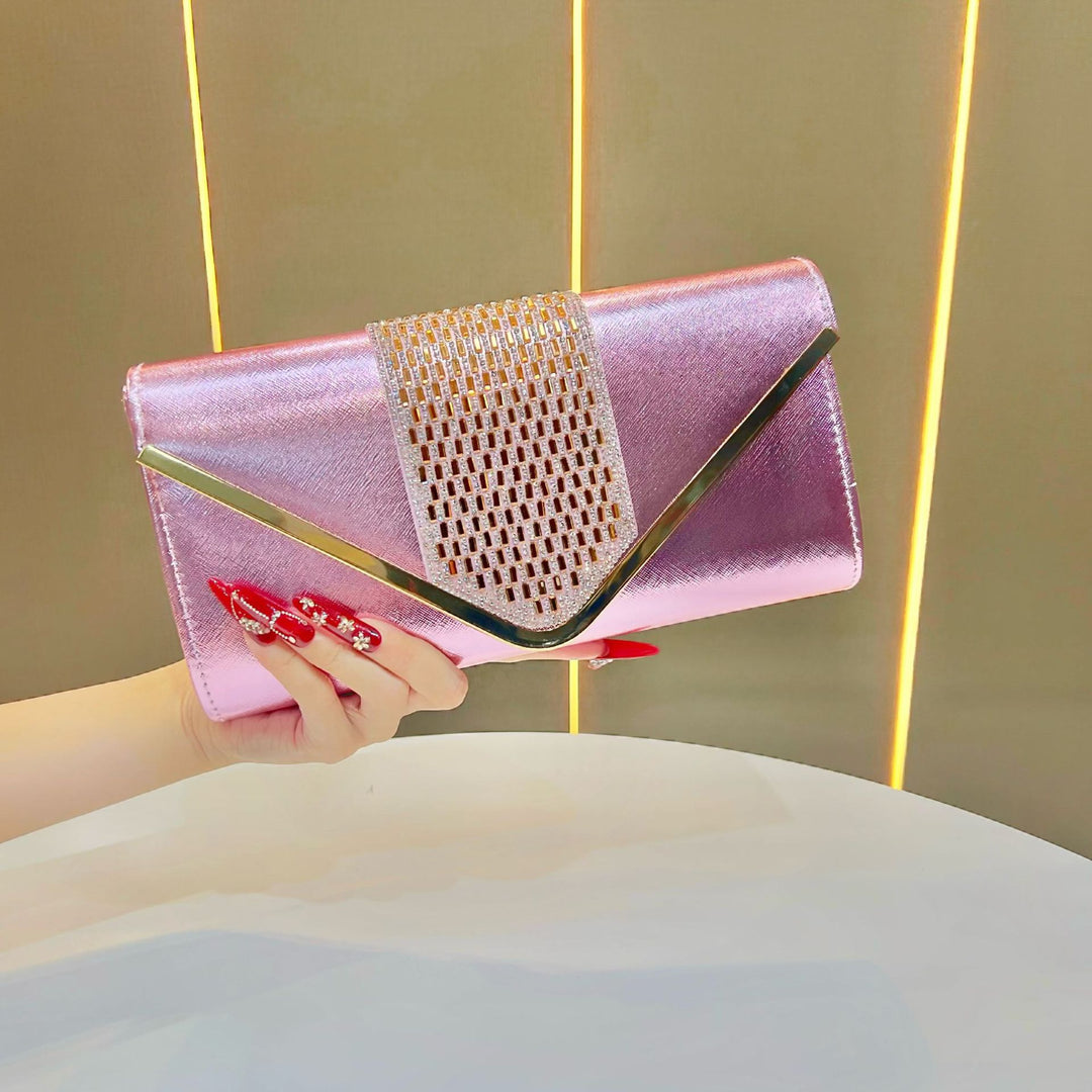 Elegant Metallic Clutch