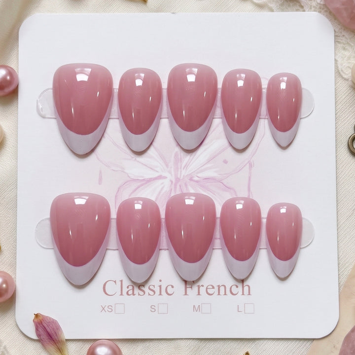 Classic French Tip Press-On Nails