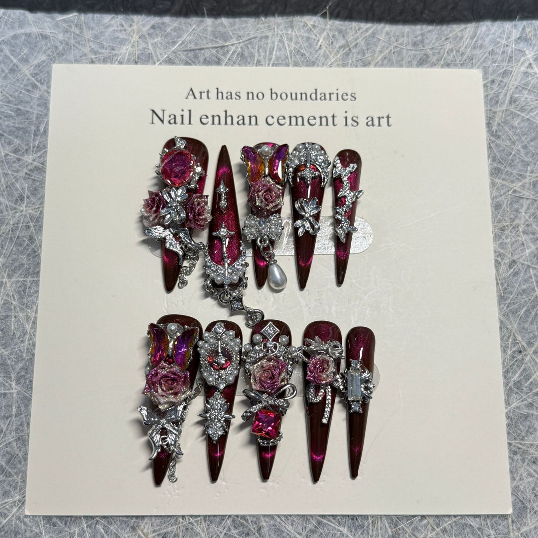 Decorative Rhinestone Nail Art Set