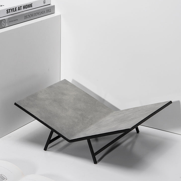 Geometric Concrete Decorative Coffee Table