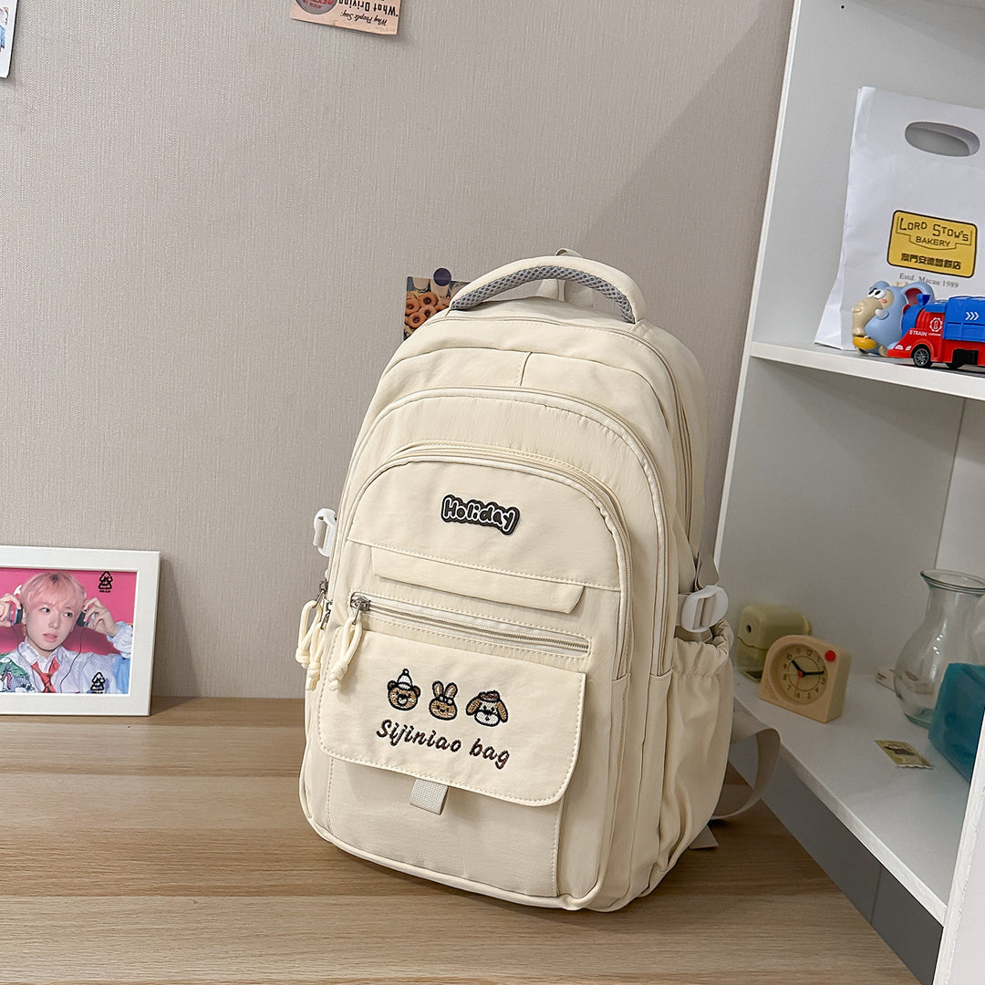 Cute Illustrated Character-Themed Backpack Kalsten