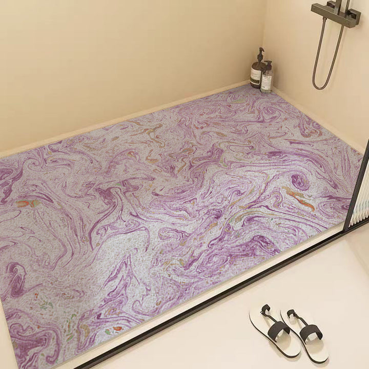 Marble Pattern Shower Mat Kalsten