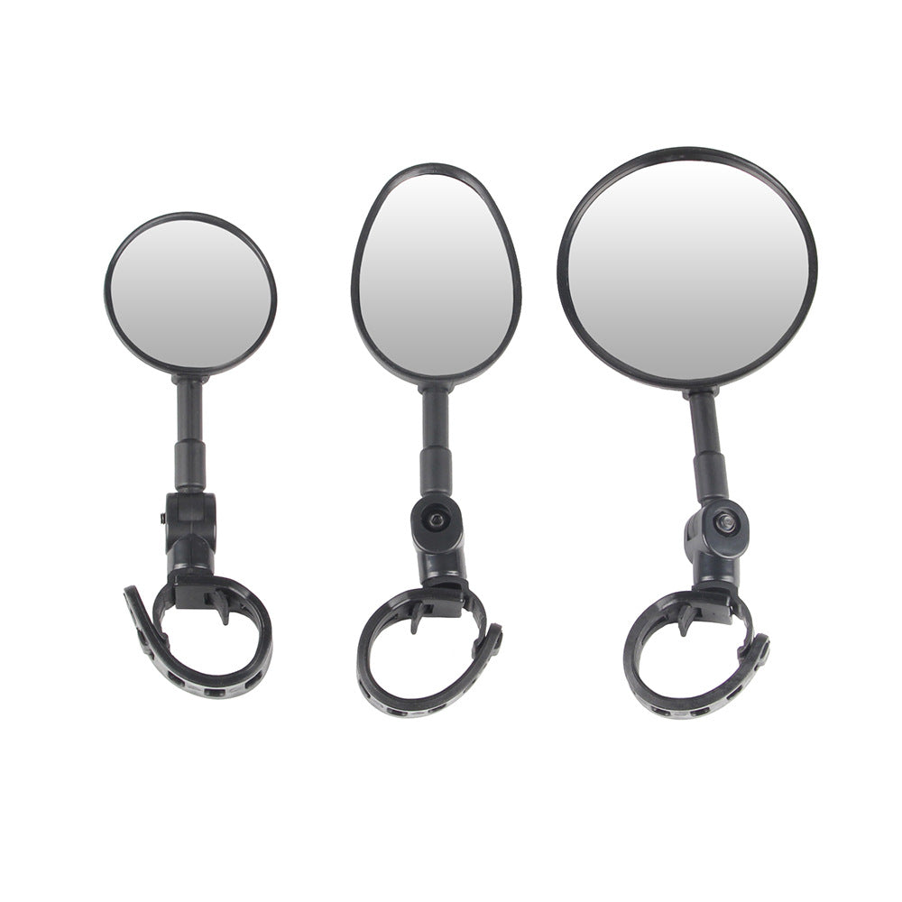 Adjustable Bicycle Handlebar Mirror with Full Swivel Arm and Wide Angle Convex Glass Kalsten