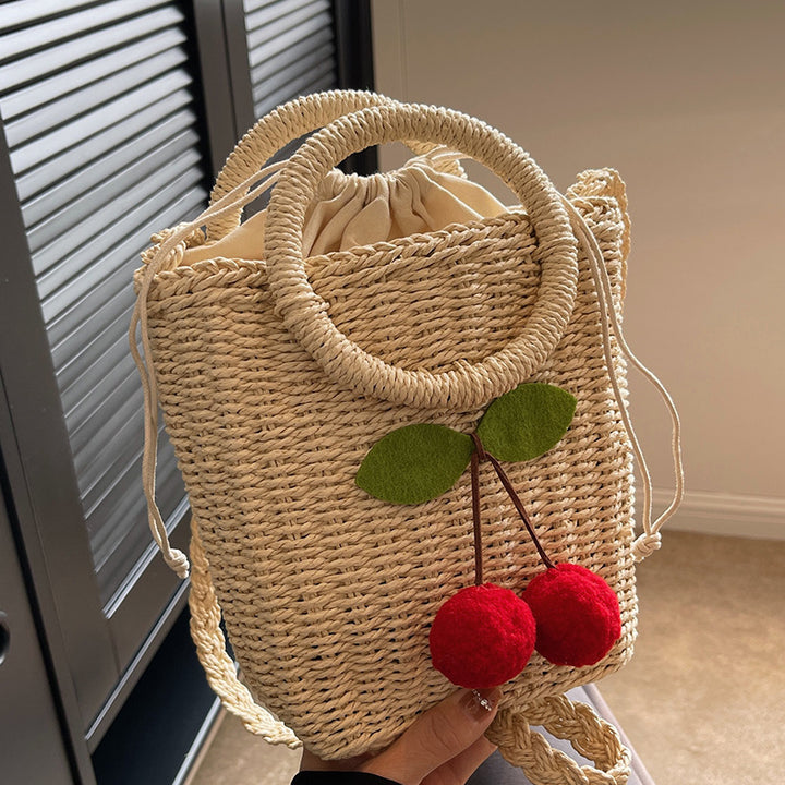 Handcrafted Straw Crossbody Bag