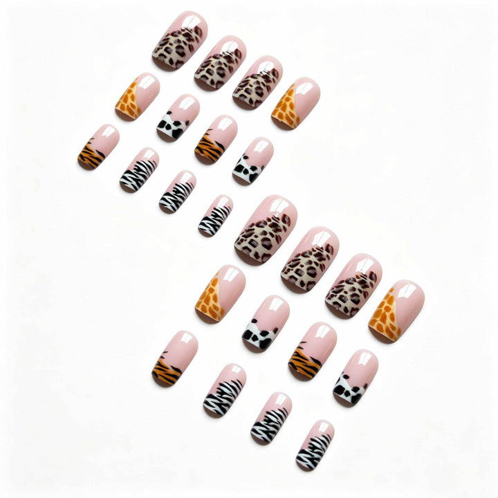 Artistic Animal Print Nail Art Set