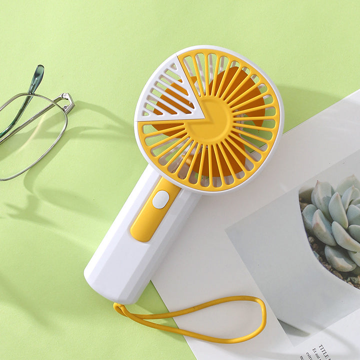 Ladies portable hand fan with ergonomic design and USB charging option Kalsten