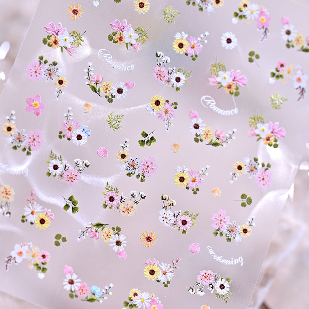Floral Nail Art Decals