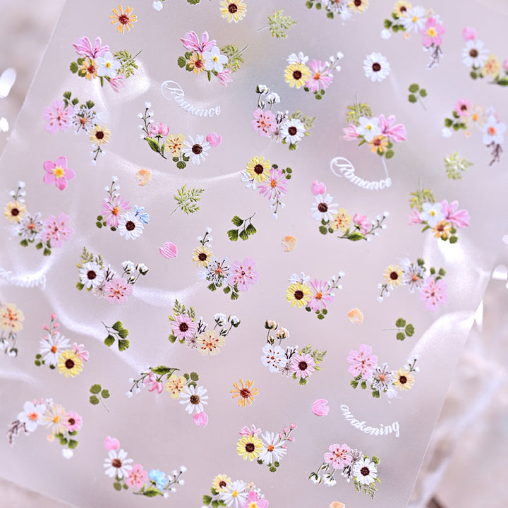 Floral Nail Art Decals