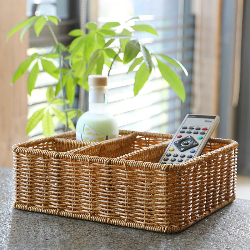 Divided Woven Storage Tray Kalsten