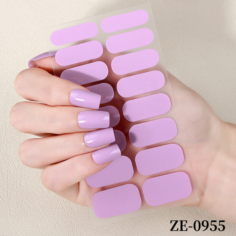 Matte Gel Nail Strips