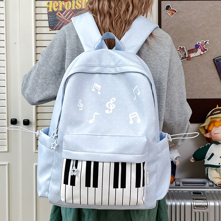Musical-Themed Graphic Backpack Kalsten
