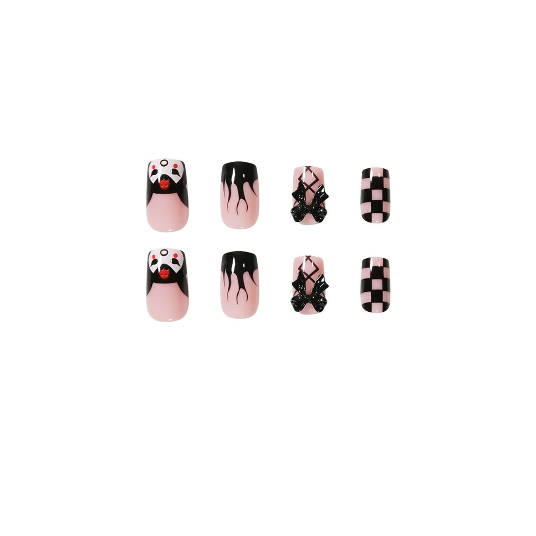 Artistic Nail Extensions with Whimsical Design Kalsten