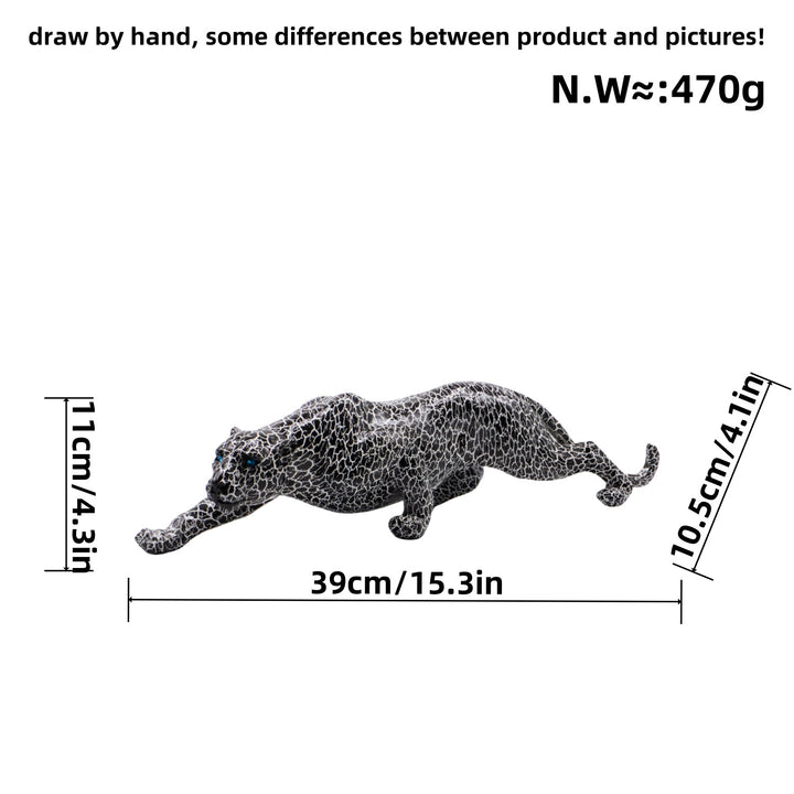 Artful Panther Sculpture Handmade Kalsten