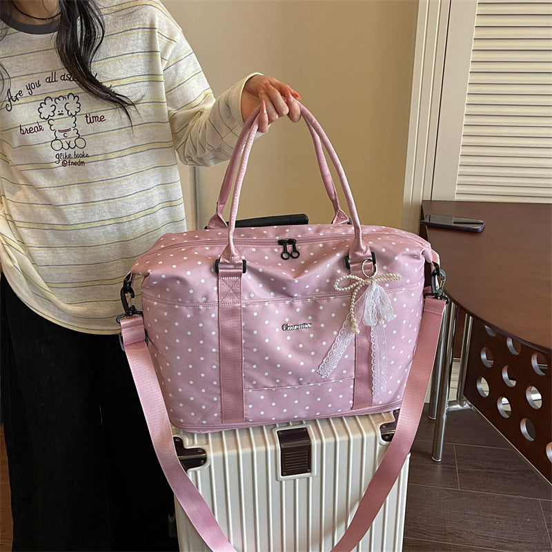 Stylish Polka Dot Weekend Duffel Bag Kalsten