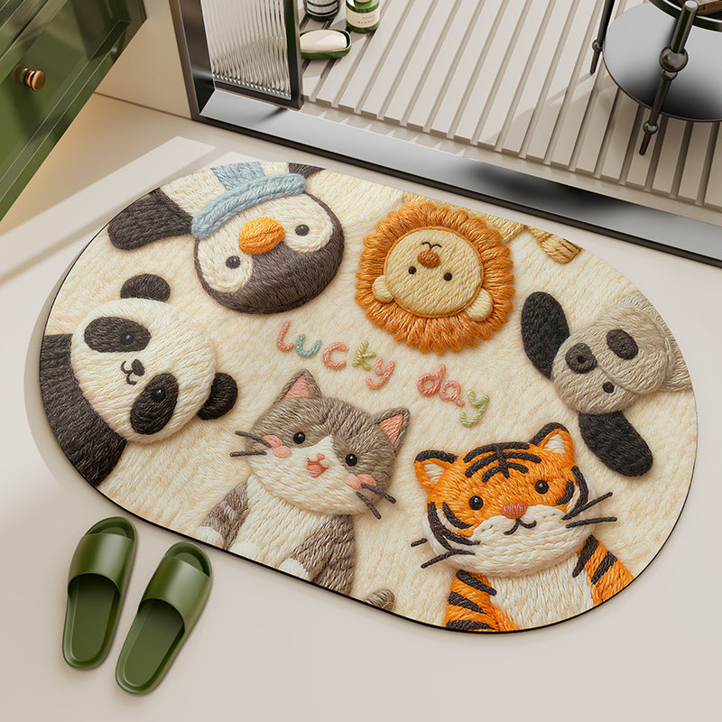 Cartoon-Themed Area Rug