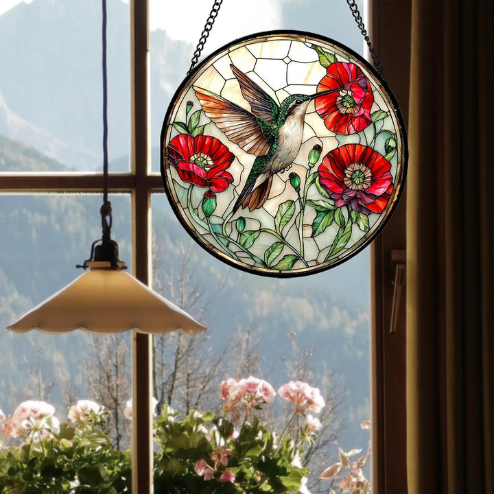 Stained Glass Phoenix Wall Art Kalsten
