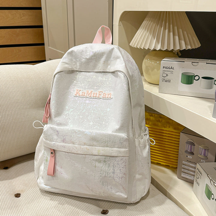Trendy Casual Backpack with Keychain Kalsten