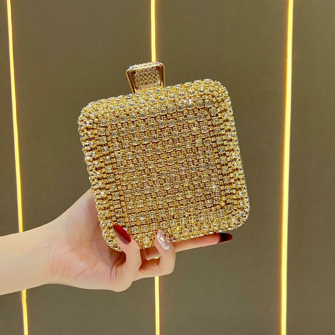 Glamorous Rhinestone-Embellished Clutch