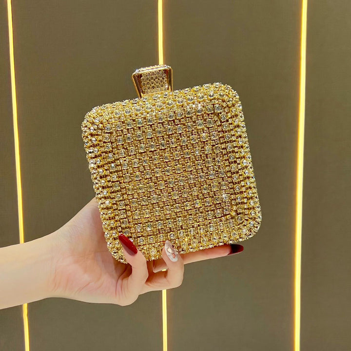 Glamorous Rhinestone-Embellished Clutch