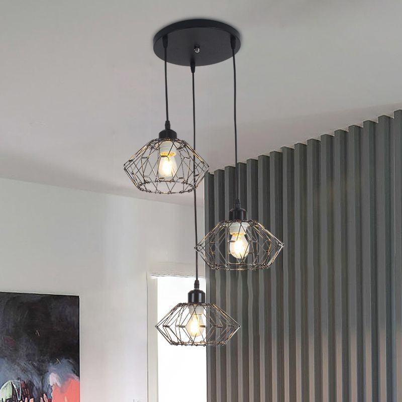 Adjustable Geometric Pendant Light