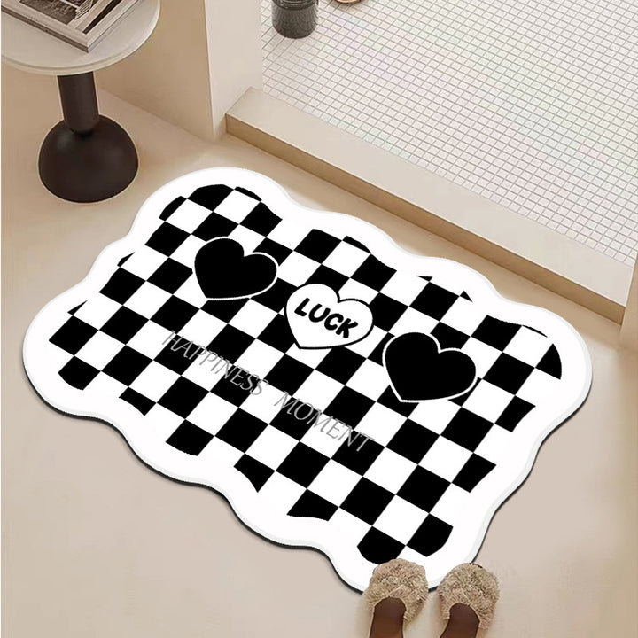 Heart-Shaped Decorative Mat