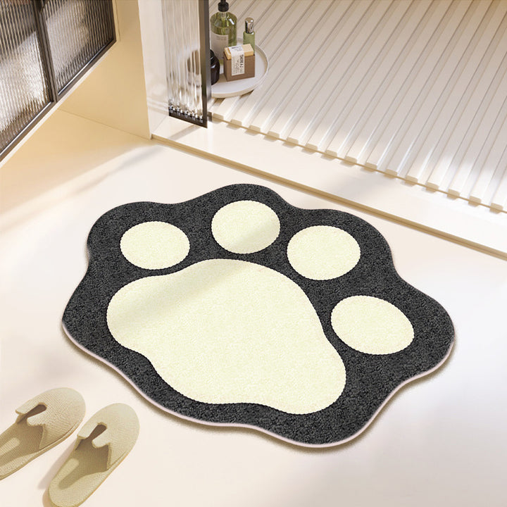 Fun Paw Print Bath Mat Kalsten