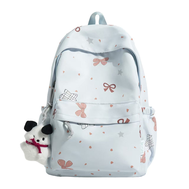 Adorable Bow-Patterned Backpack Kalsten