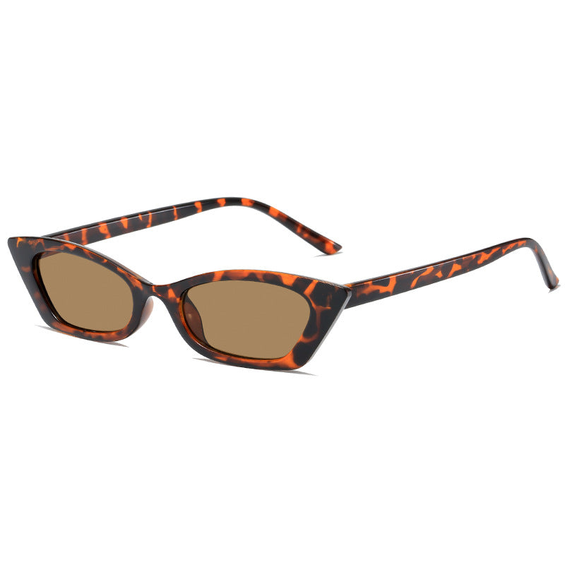 Women's fashionable cat-eye sunglasses with transparent frame Kalsten