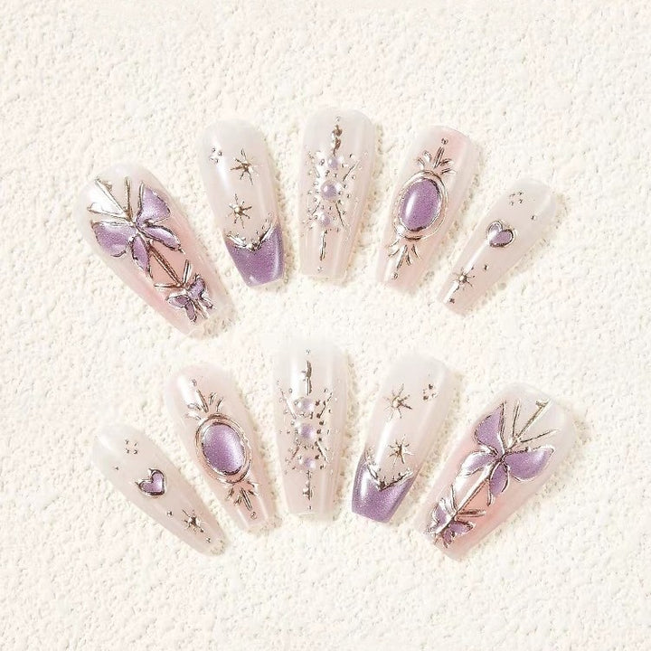Artistic Press-On Nail Art Extensions Kalsten