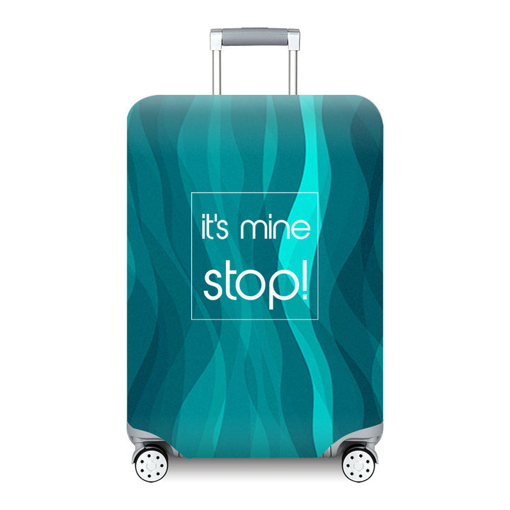 Women's Hard Shell Travel Suitcase with Custom Statement Design Kalsten