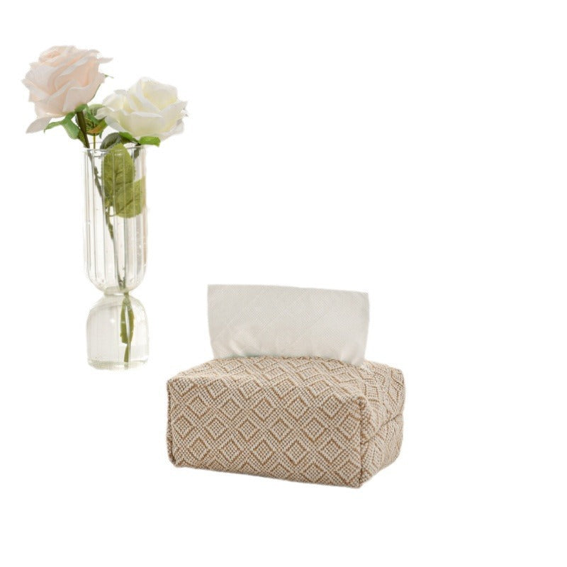 Decorative Textured Tissue Box Cover Kalsten