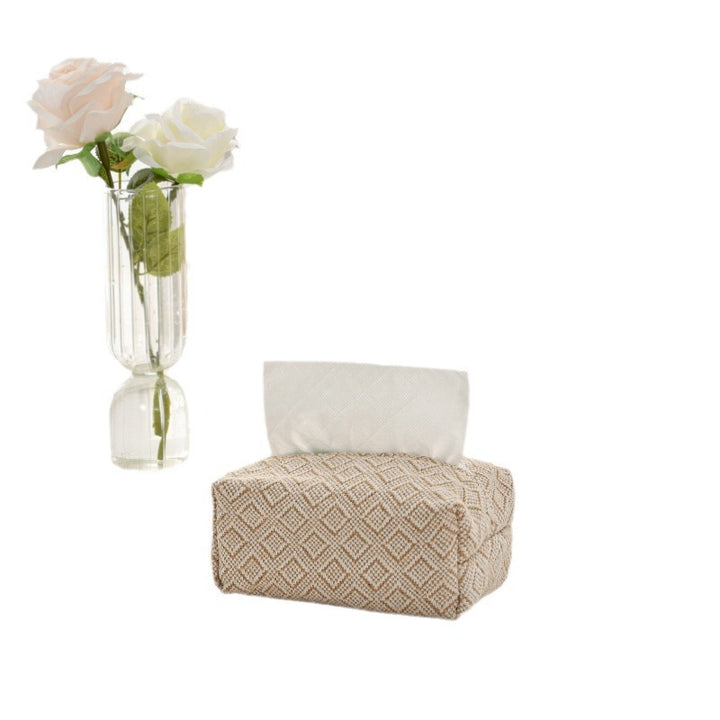 Decorative Textured Tissue Box Cover Kalsten