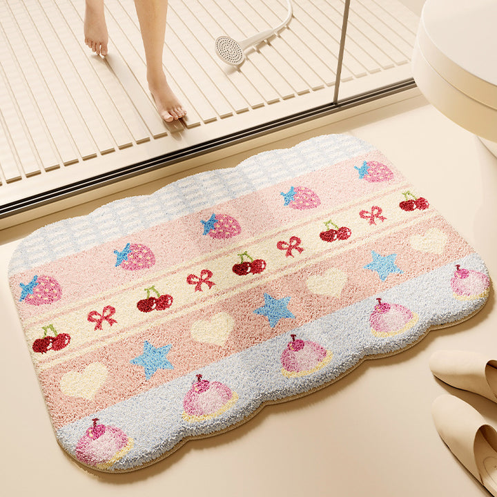 Cartoon Animal-Themed Bath Mat Kalsten