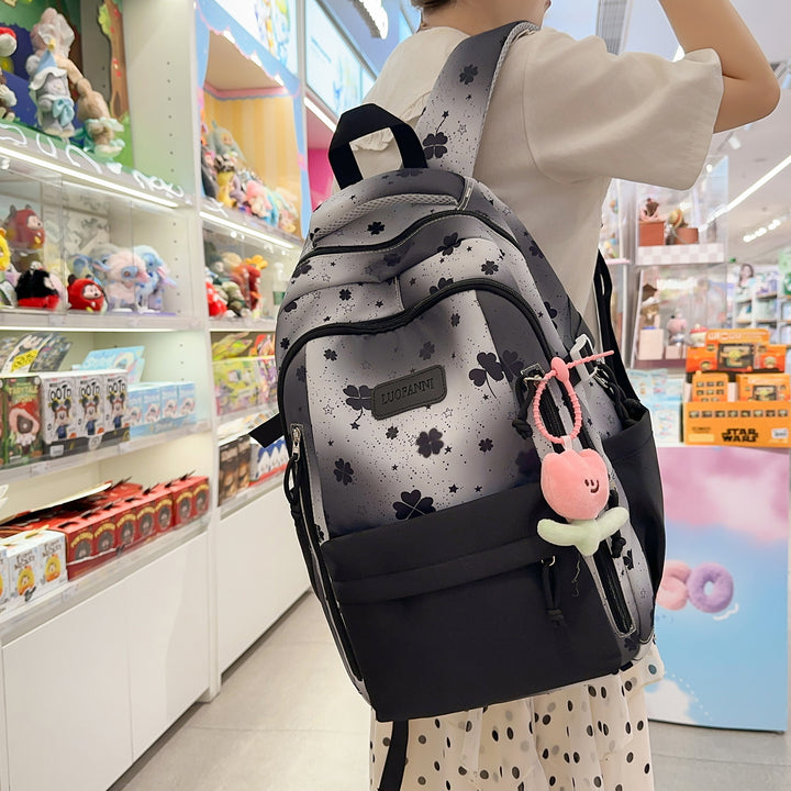 Stylish Floral Print Student Backpack Kalsten