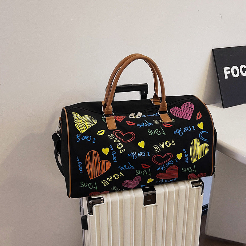 Playful Graphic Weekender Bag