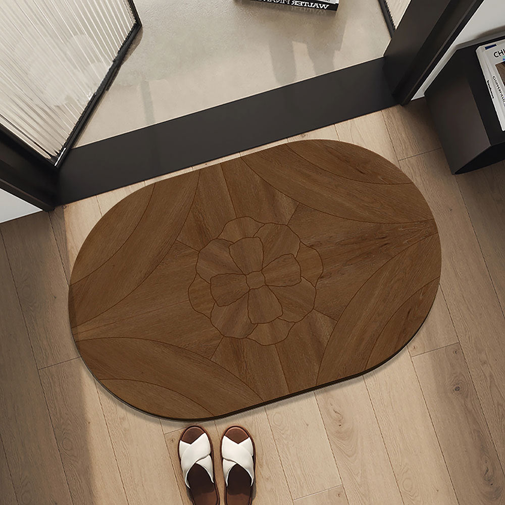 Stylish Wooden Decorative Area Mat