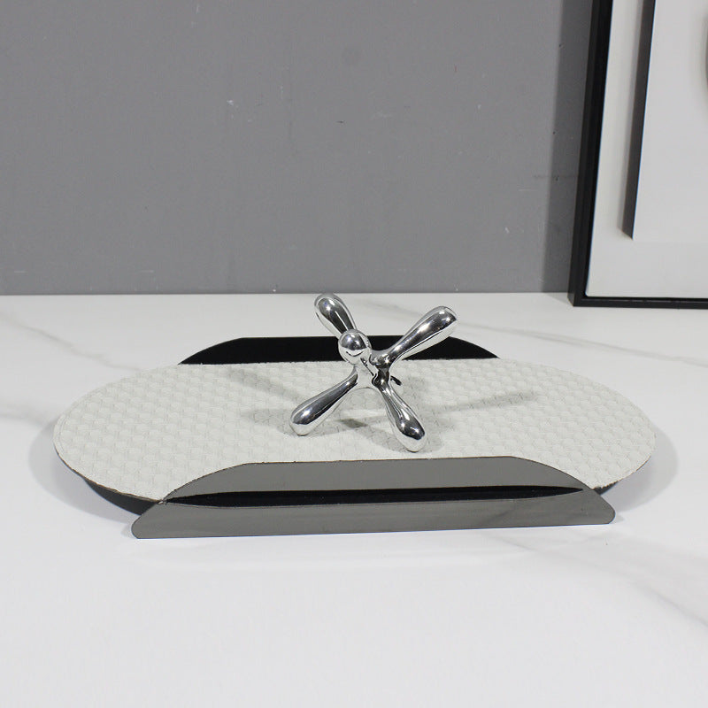 Elegant Leather Desk Organizer