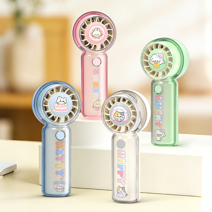 Ladies portable mini fan with cheerful design Kalsten
