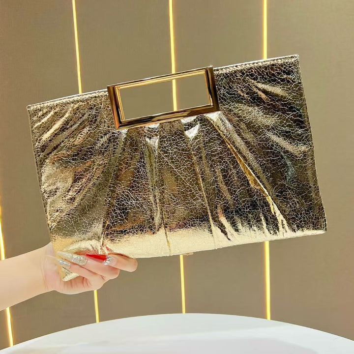 Stylish Pleated Clutch Bag