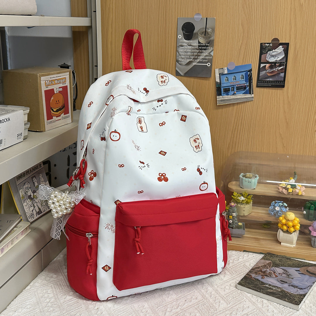 Playful Illustrated Cartoon Backpack Kalsten