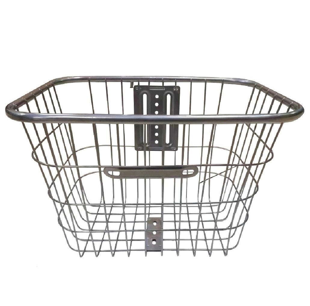 removable steel front bicycle cargo basket with universal mounting bracket Kalsten