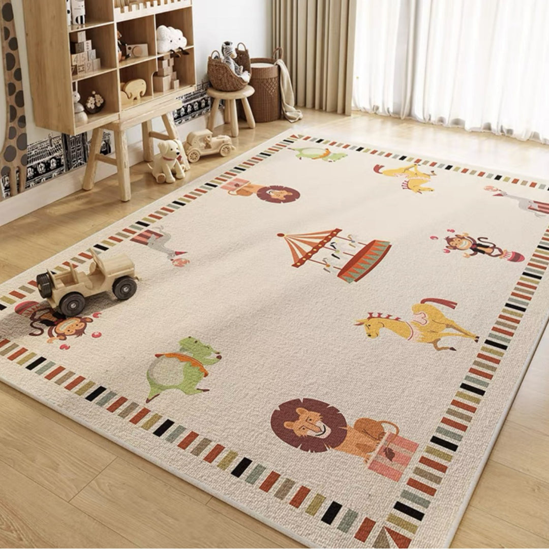 Children's Playful Cat-Themed Area Rug Kalsten