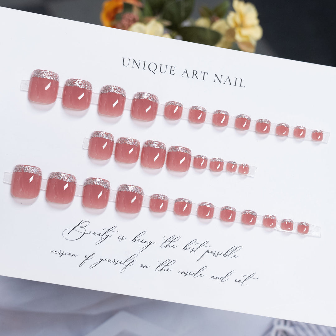 Decorative Glitter Pedicure